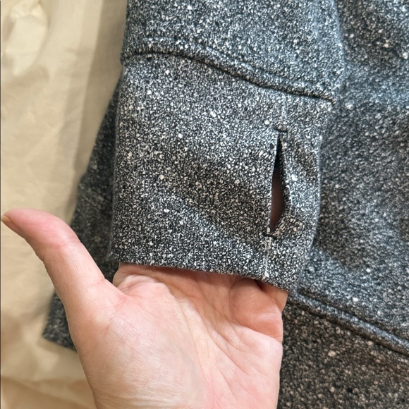 Lululemon Black and White speckled scuba IV Jacket full zip hoodie NEW 12 NWT - Picture 4 of 10